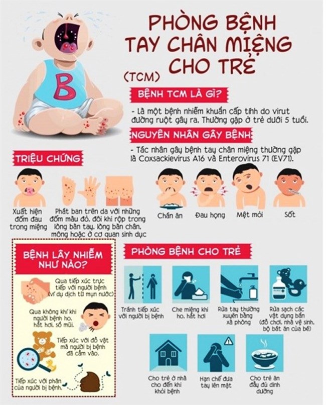 Tăng cường các biện pháp phòng tránh, không chủ quan với dịch bệnh tay chân miệng (18/06/2023)